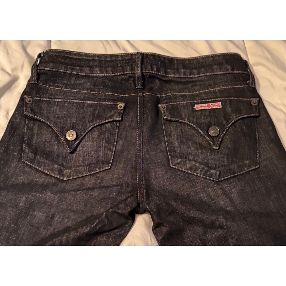 SOLD Vintage Hudson Y2K  Low Rise Carly Flap Straight  Jeans 26